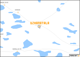 map of Dzhanatala