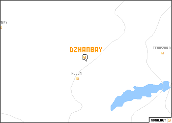 map of Dzhanbay