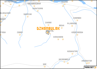 map of Dzhanbulak