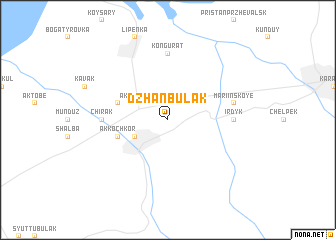 map of Dzhanbulak