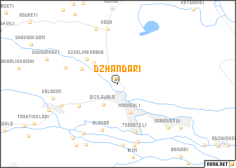 map of Dzhandari