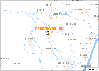 map of Dzhandybulak