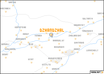 map of (( Dzhandzhal ))