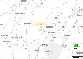 map of (( Dzhanek ))