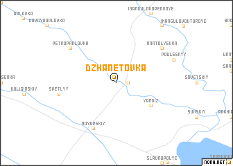map of Dzhanetovka