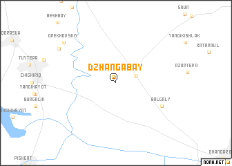 map of (( Dzhangabay ))