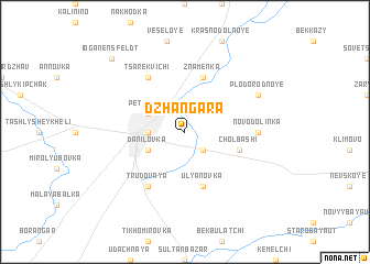 map of Dzhangara