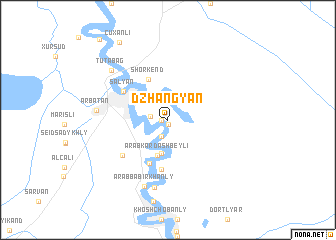 map of Dzhangyan