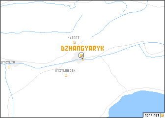 map of Dzhangyaryk