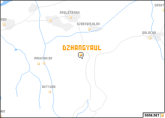 map of Dzhangyaul