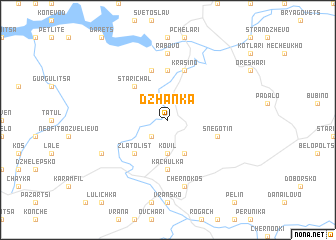 map of Dzhanka