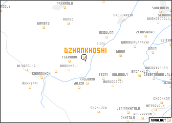 map of Dzhankhoshi
