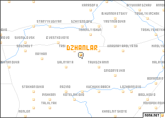 map of Dzhanlar