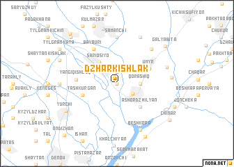 map of Dzhar-Kishlak