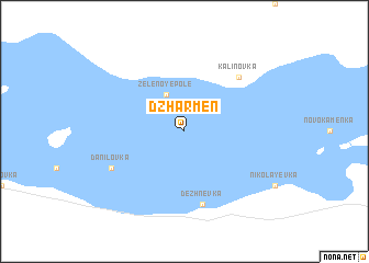 map of Dzharmen