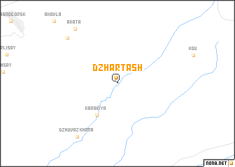 map of Dzhartash