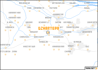 map of Dzhartepa