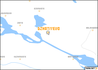 map of Dzhatiyevo