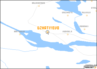 map of Dzhatiyevo