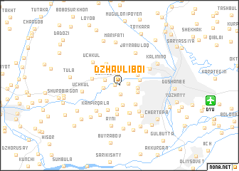 map of Dzhavliboi