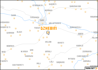 map of Dzhebiri