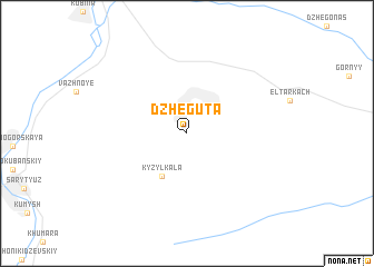 map of Dzheguta