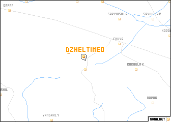 map of Dzhelʼtimeo
