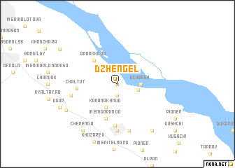 map of Dzhengelʼ