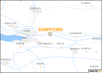 map of Dzhenychek