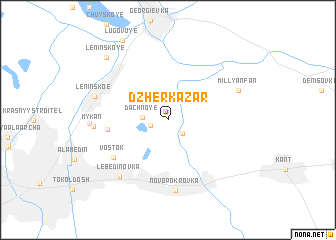 map of Dzher-Kazar