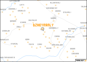 map of Dzheyranly