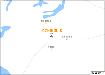map of Dzhidalik