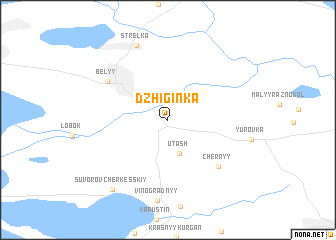 map of Dzhiginka