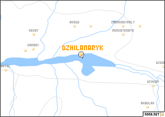 map of Dzhilanaryk