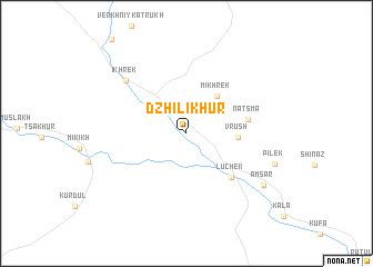 map of Dzhilikhur