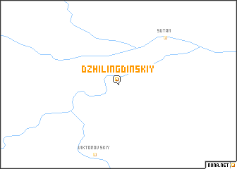 map of Dzhilingdinskiy