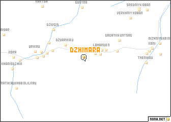 map of Dzhimara