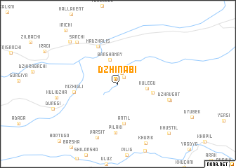 map of Dzhinabi