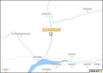 map of Dzhingun