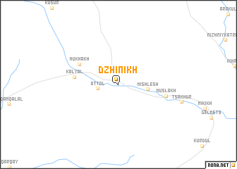 map of Dzhinikh