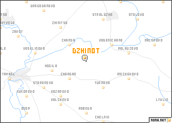 map of Dzhinot