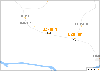 map of Dzhirim