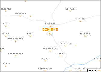 map of Dzhirka