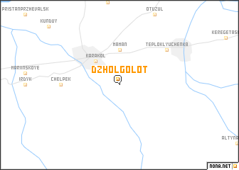 map of Dzhol-Golot