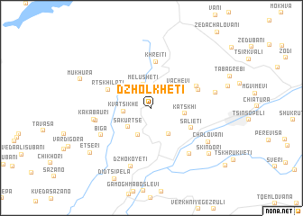 map of Dzholkheti