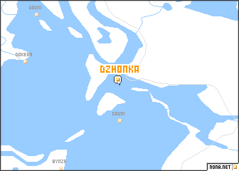 map of Dzhonka