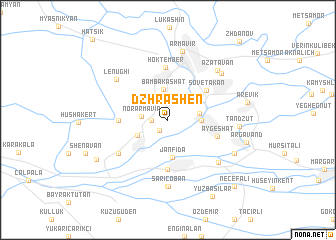 map of Dzhrashen