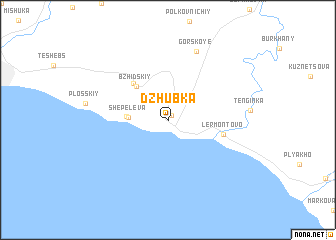 map of Dzhubka