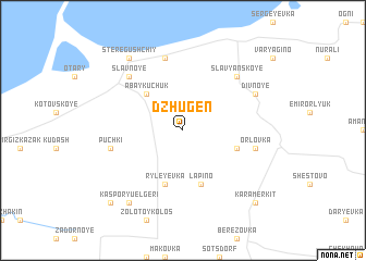 map of Dzhugenʼ