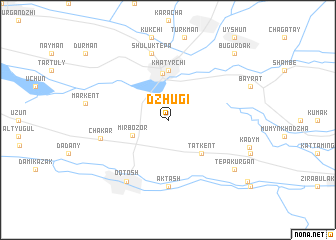 map of Dzhugi